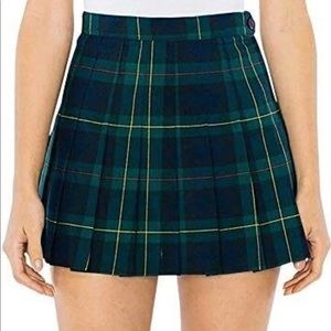 American Apparel Plaid Tennis Skirt